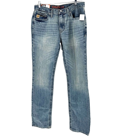 NEW Cinch Ian Slim Bootcut Jeans Men's 34X38 Indigo Landman Yellowstone Cowboy - Picture 8 of 10